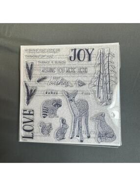 Close To My Heart S2212 Forest Critters Acrylic Stamp Set